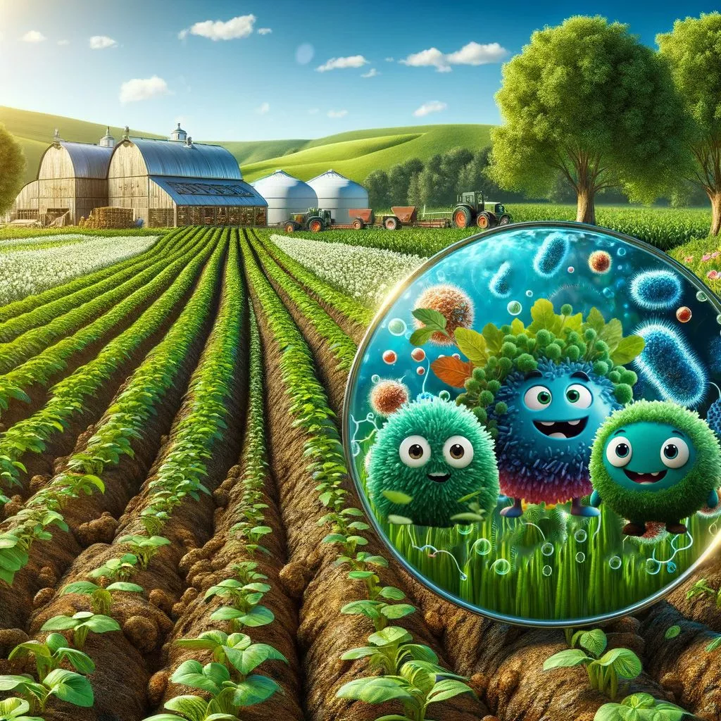 Bacterias benéficas en cultivo