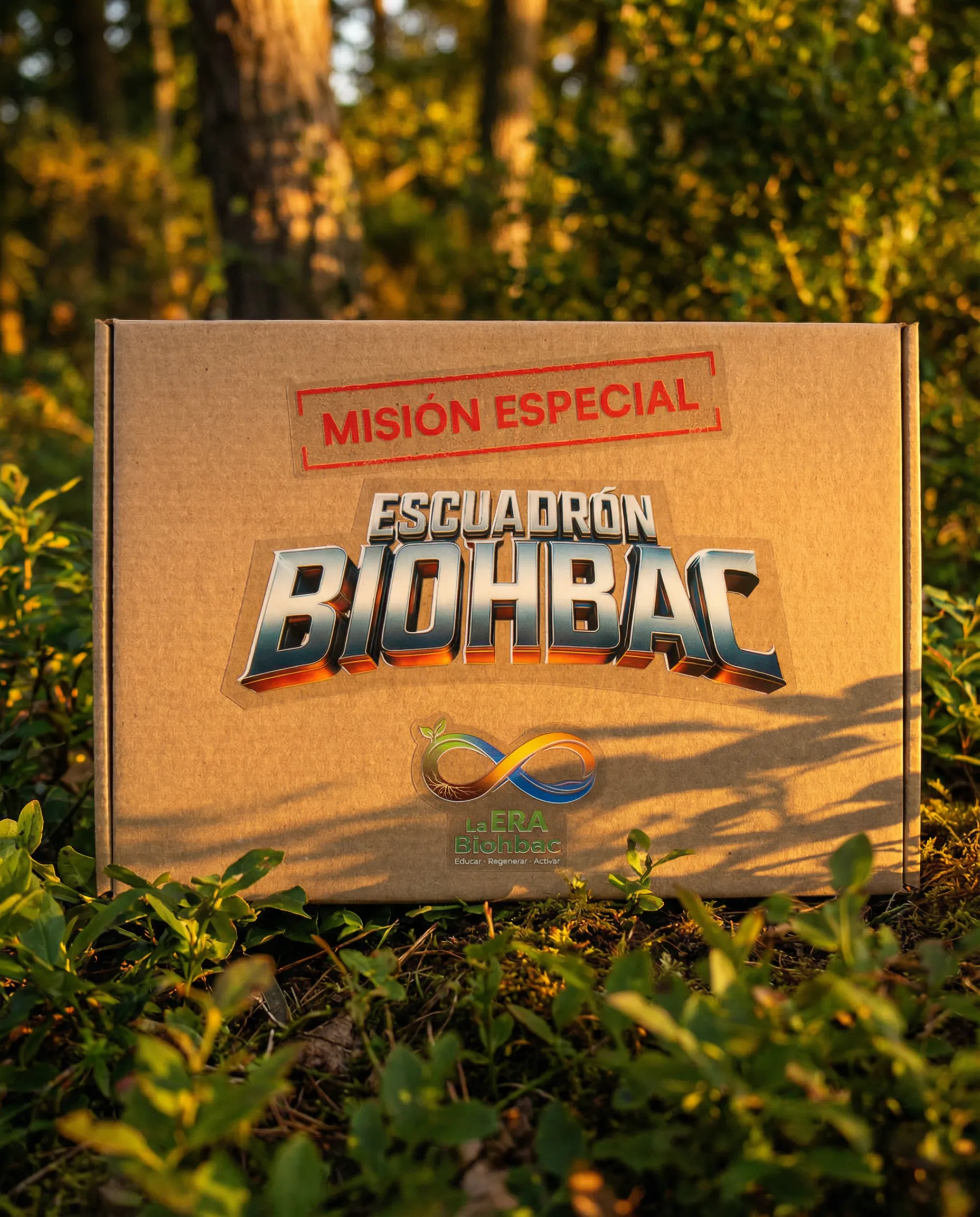 Caja misión especial en entorno natural