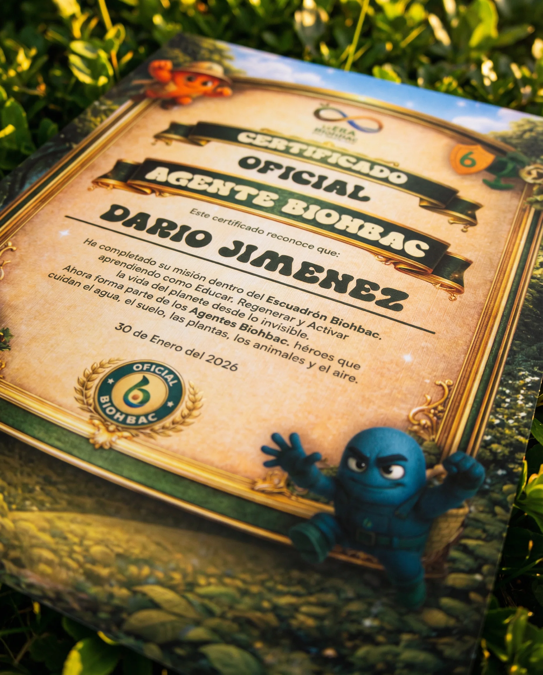 Certificado Agente Biohbac