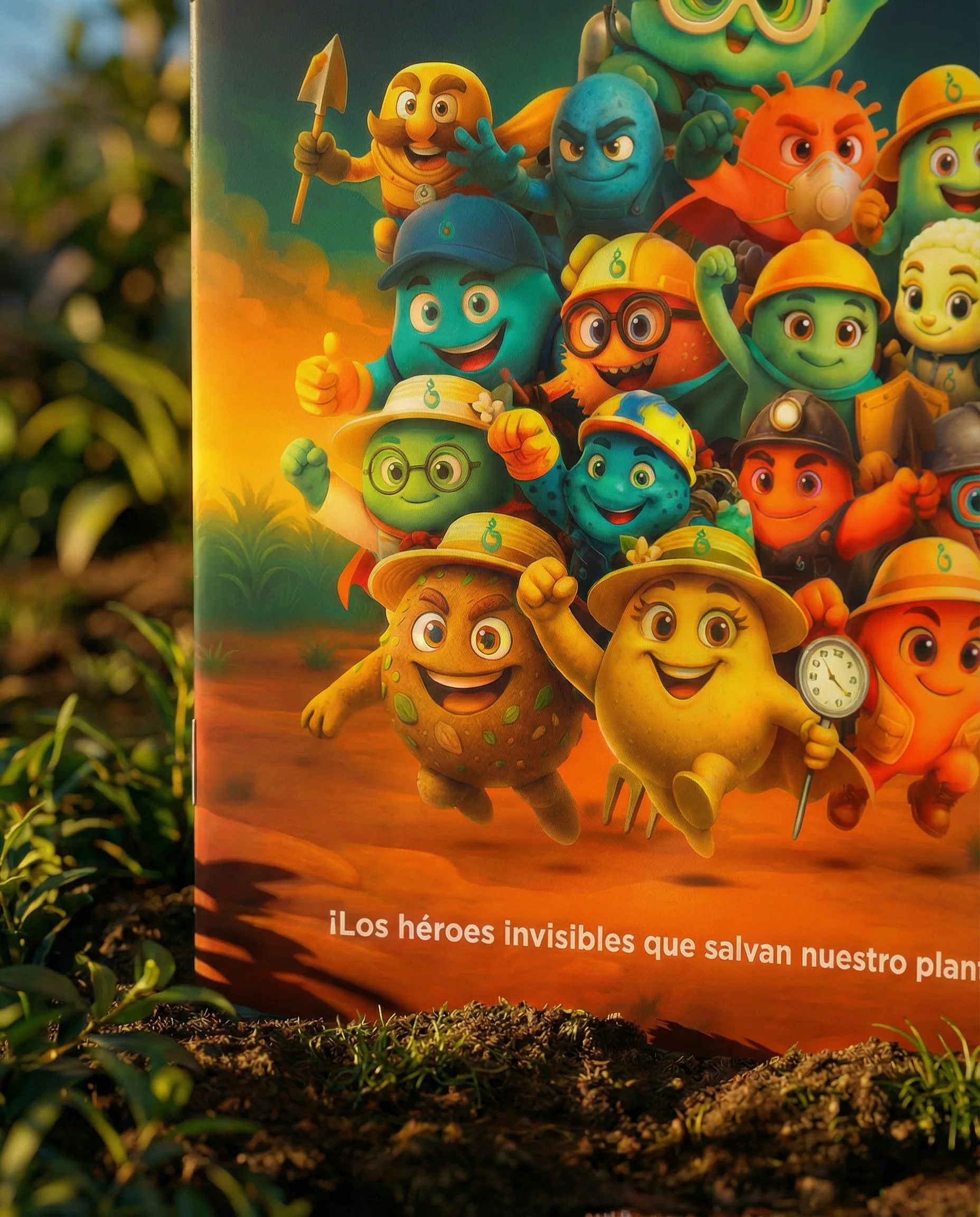 Detalle personajes portada